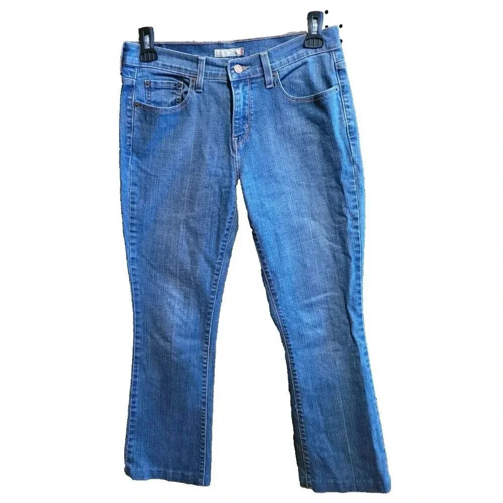 Women's 515 Levi's Bootcut Jeans 8 Medium 31" Waist Hemmed to 28" Length